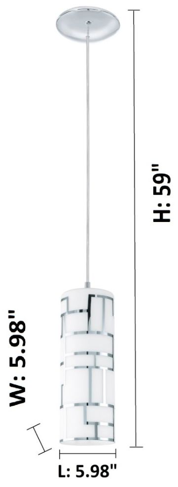 Image 4 Bayman 5" Wide Chrome Mini Pendant more views