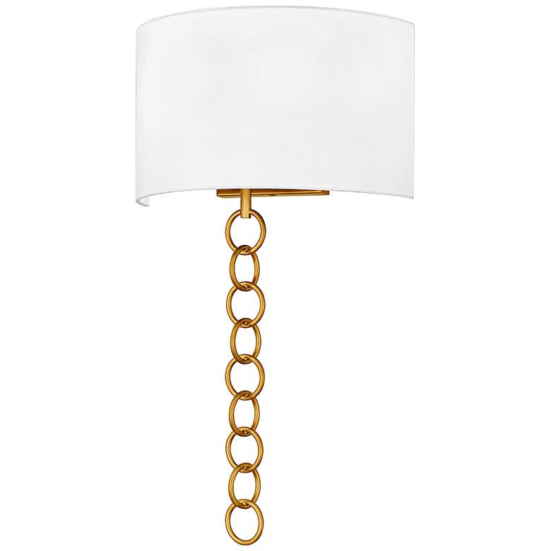 Image 1 Baynes 2-Light Brushed Gold Wall Sconce