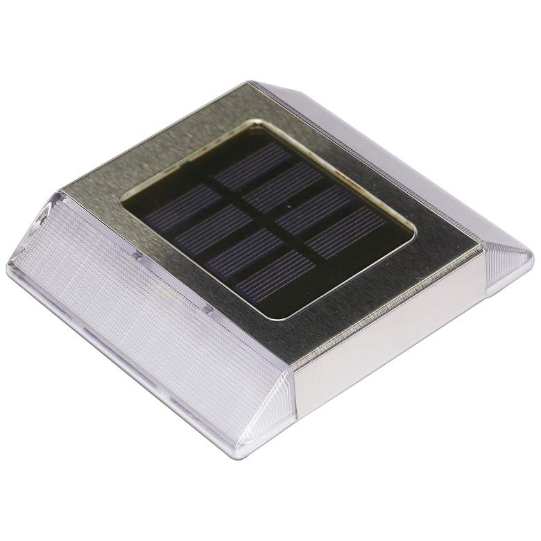 Image 1 Bayonne 1" High Stainless Steel Outdoor Solar LED Path Light