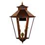 Bayou Street 25 1/2" High Antique Copper 2-Light Outdoor Wall Light