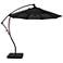 Bayside 9 1/4-Foot Black Fabric Cantilever Market Umbrella