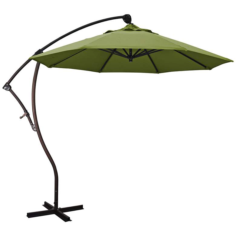 Image 1 Bayside 9 1/4-Foot Palm Pacifica Cantilever Market Umbrella