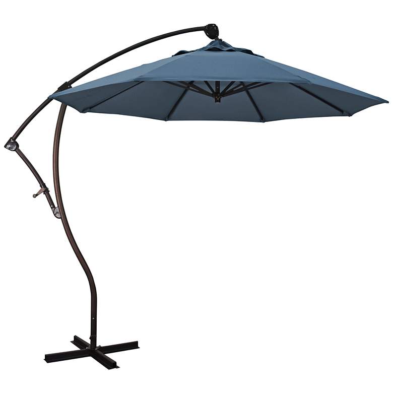 Image 1 Bayside 9 1/4-Foot Saphire Cantilever Market Umbrella