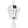 Baytown Bulb 17" High White LED Solar Outdoor Light