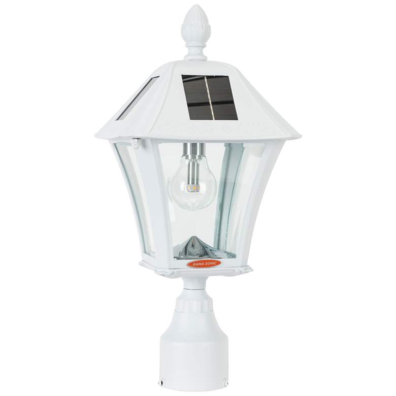 Image 3 Baytown Bulb 17 inch High White LED Solar Outdoor Light more views