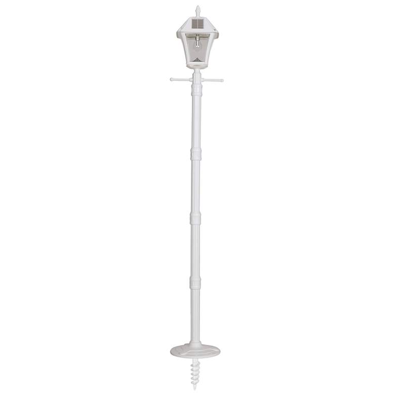 Image 2 Baytown II Bulb 77"H White GS LED Solar Outdoor Post Light more views