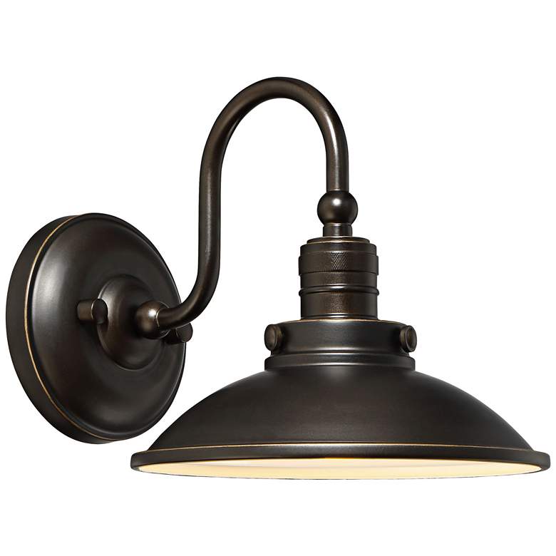 Image 2 Baytree Lane LED 8 1/2 inch High Oiled Bronze Outdoor Wall Light
