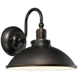 Baytree Lane LED 9 3/4&quot;H Oiled Bronze Outdoor Wall Light