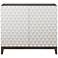 Bazan 40" Wide 2-Door Dry Gray and White Hospitality Cabinet
