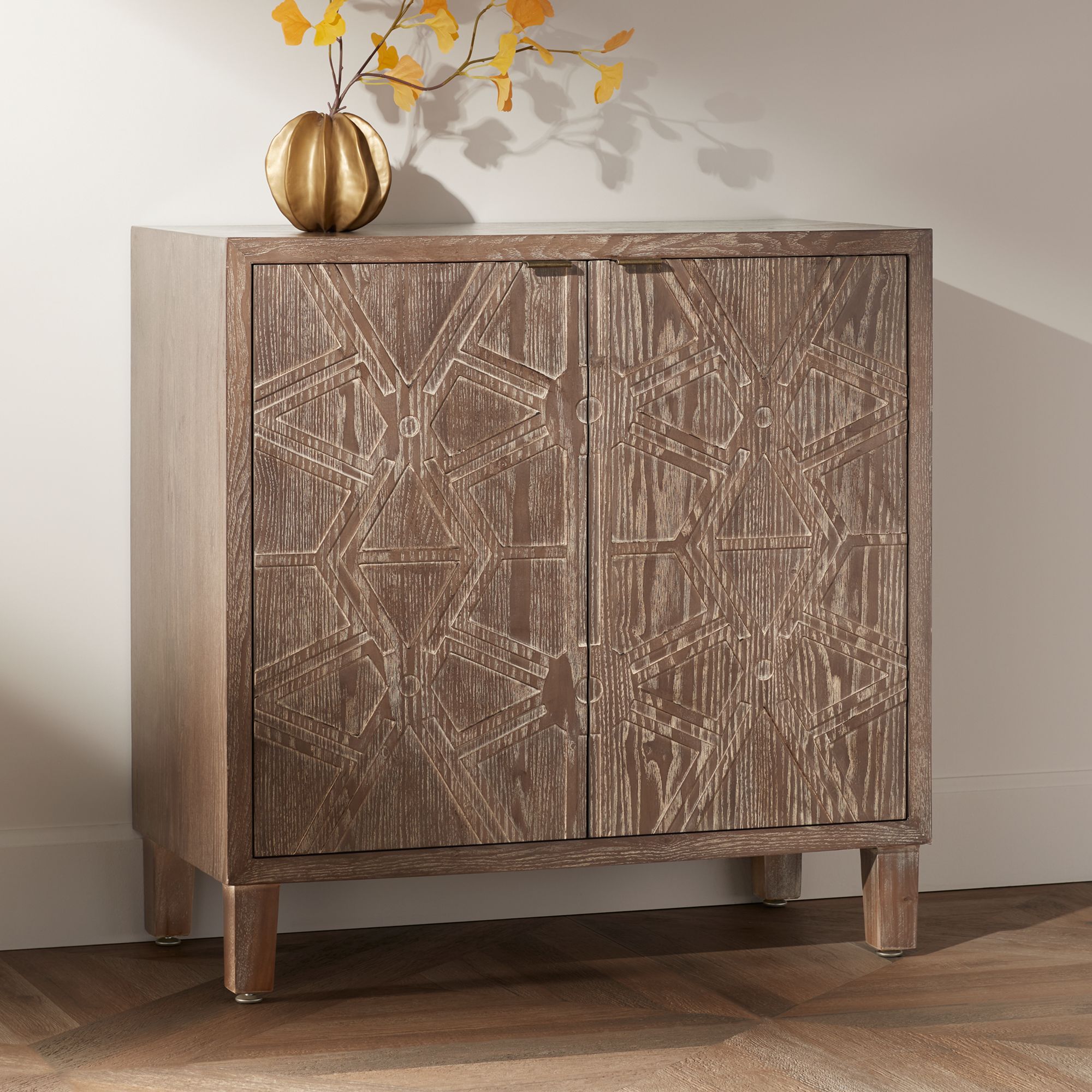 Bazel 31 1 2 Wide Wooden 2 Door Cabinet