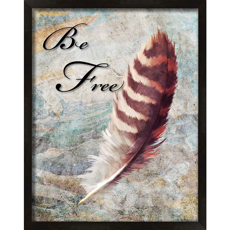 Image 1 Be Free Framed 19 1/4 inch Wall Art