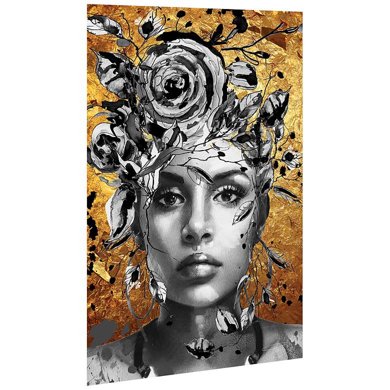 Image 4 Be yourself II 50 3/4" High Floating Glass Graphic Wall Art more views