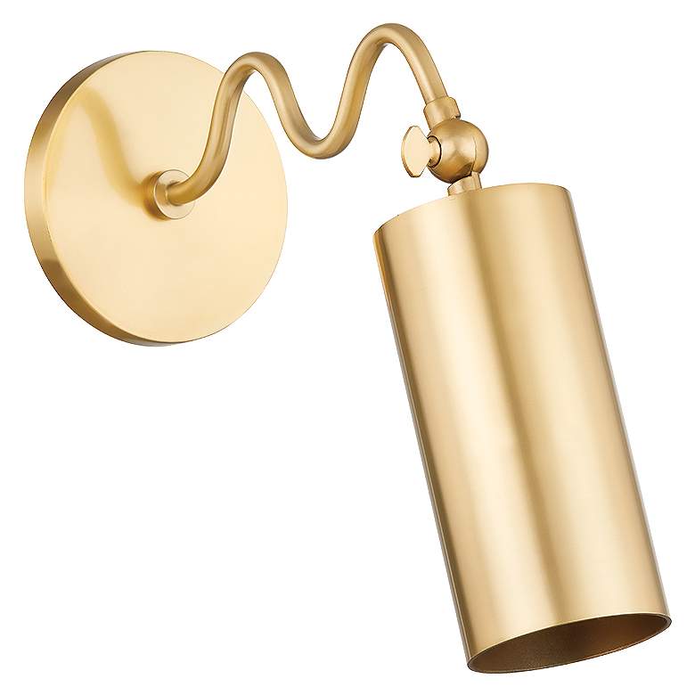 Image 1 Bea 1 Light Wall Sconce Aged Brass