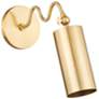 Bea 1 Light Wall Sconce Aged Brass