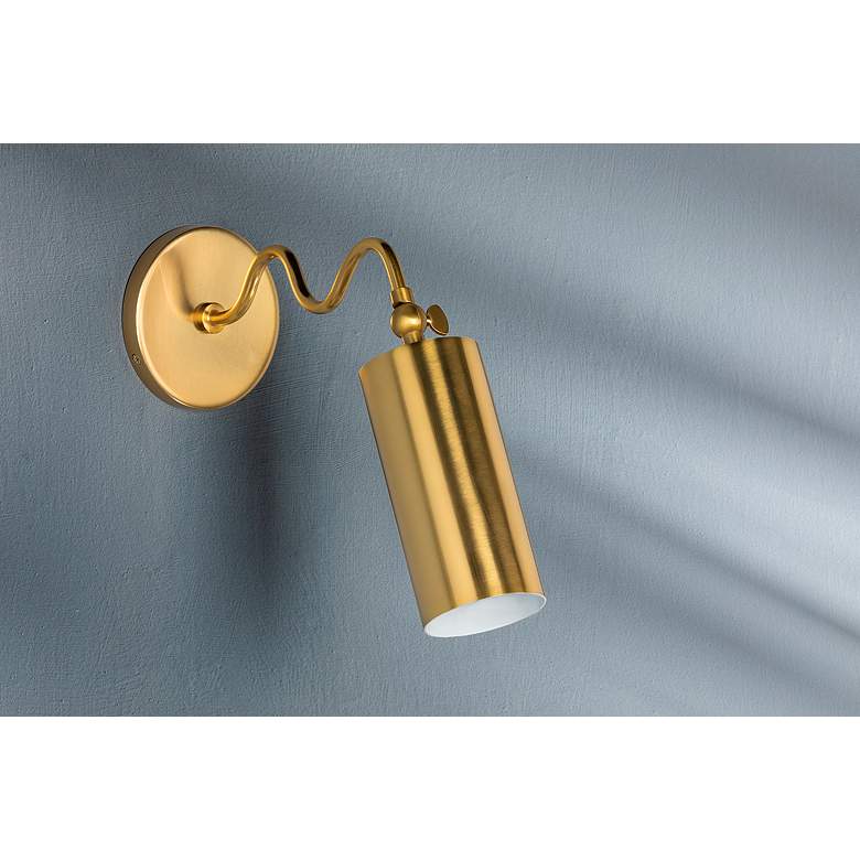 Image 7 Bea 1 Light Wall Sconce Aged Brass more views