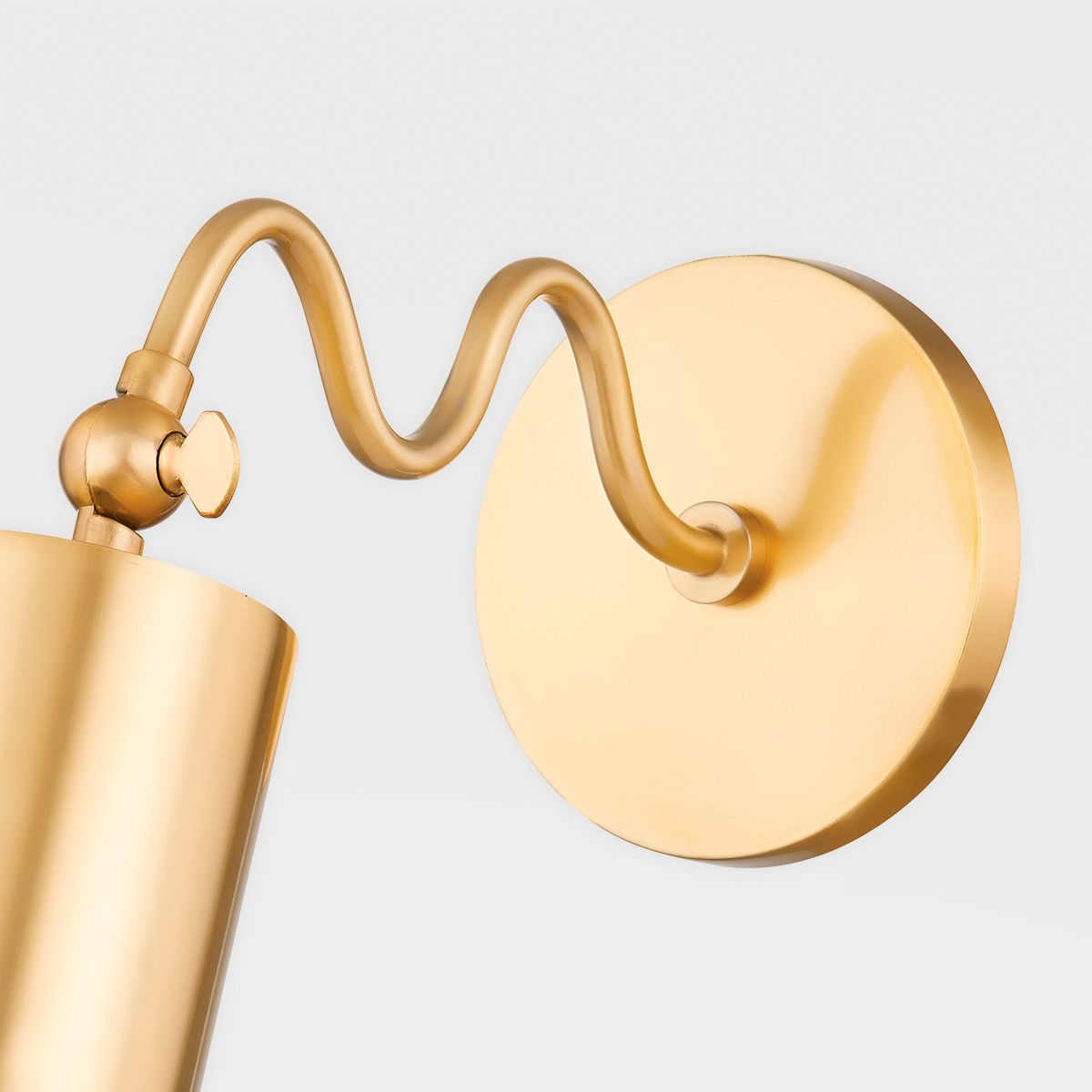 Bea 1 Light Wall Sconce Aged Brass