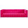 Bea Pink Velvet Tufted Sofa