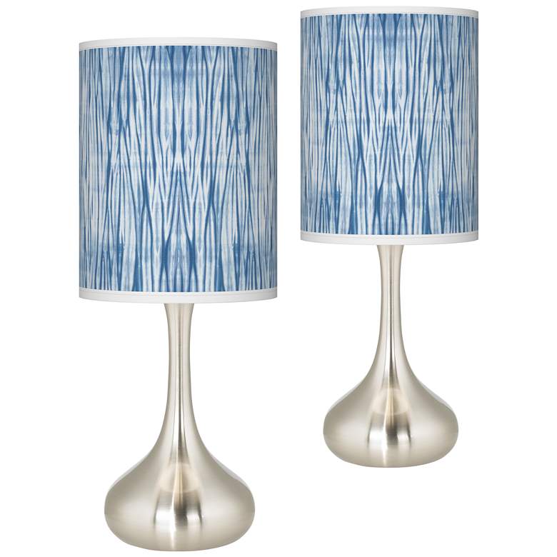 Image 1 Beach Comb Giclee Droplet Table Lamps Set of 2