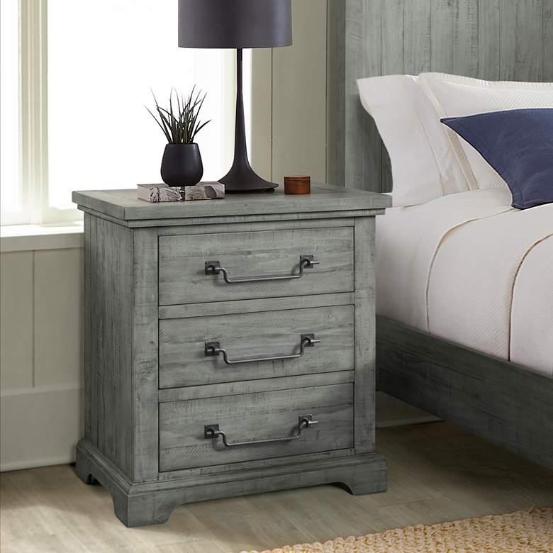 Image 1 Beach House 28" Wide 3-Drawer End Table