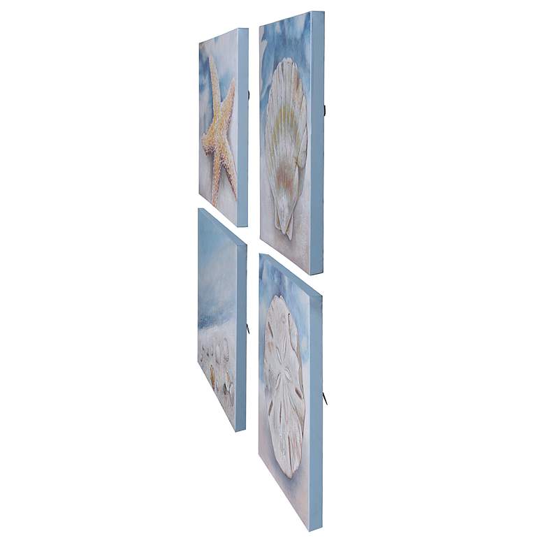 Image 2 Beach - Set of 4 Coastal Animal Art more views