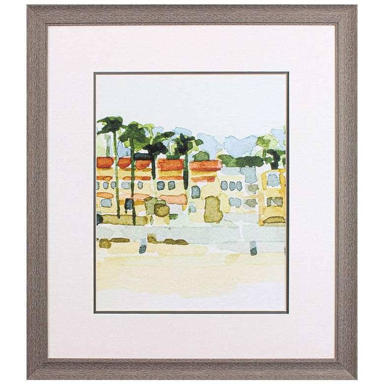 Image 3 Beach Town IV 31" High Rectangular Printed Framed Wall Art