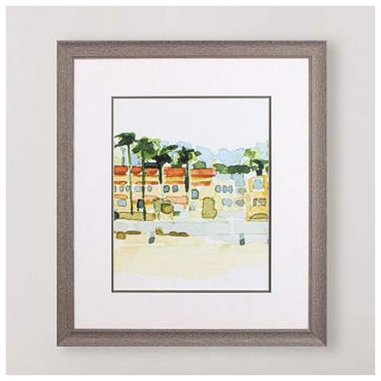 Image 2 Beach Town IV 31" High Rectangular Printed Framed Wall Art