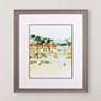Beach Town IV 31" High Rectangular Printed Framed Wall Art in scene