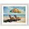 Beach Vibe 46"W x 36"H Framed Art