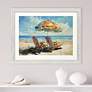 1_Beach Vibe 46"W x 36"H Framed Art