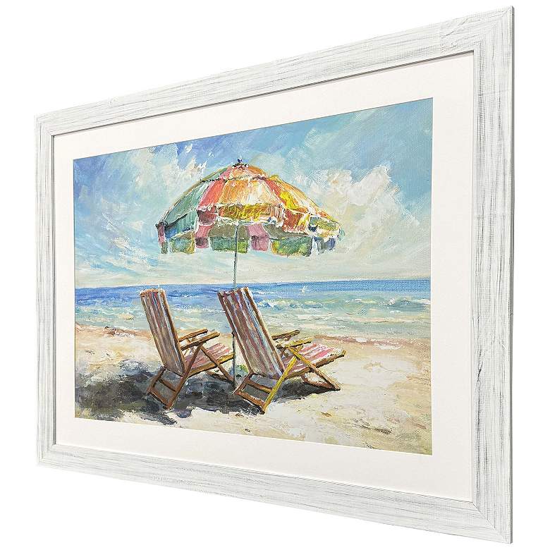 Image 3 Beach Vibe 46"W x 36"H Framed Art more views
