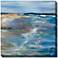 Beach Walk 24" Square Outdoor Canvas Wall Art
