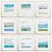 Beach Wash 20"W x 20"H Framed Art Set of 9