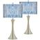 Beachbomb Trish Brushed Nickel Touch Table Lamps Set of 2
