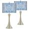 Beachbomb Trish Brushed Nickel Touch Table Lamps Set of 2