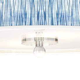 Image3 of Beachcomb Giclee 16" Wide Semi-Flush Ceiling Light more views