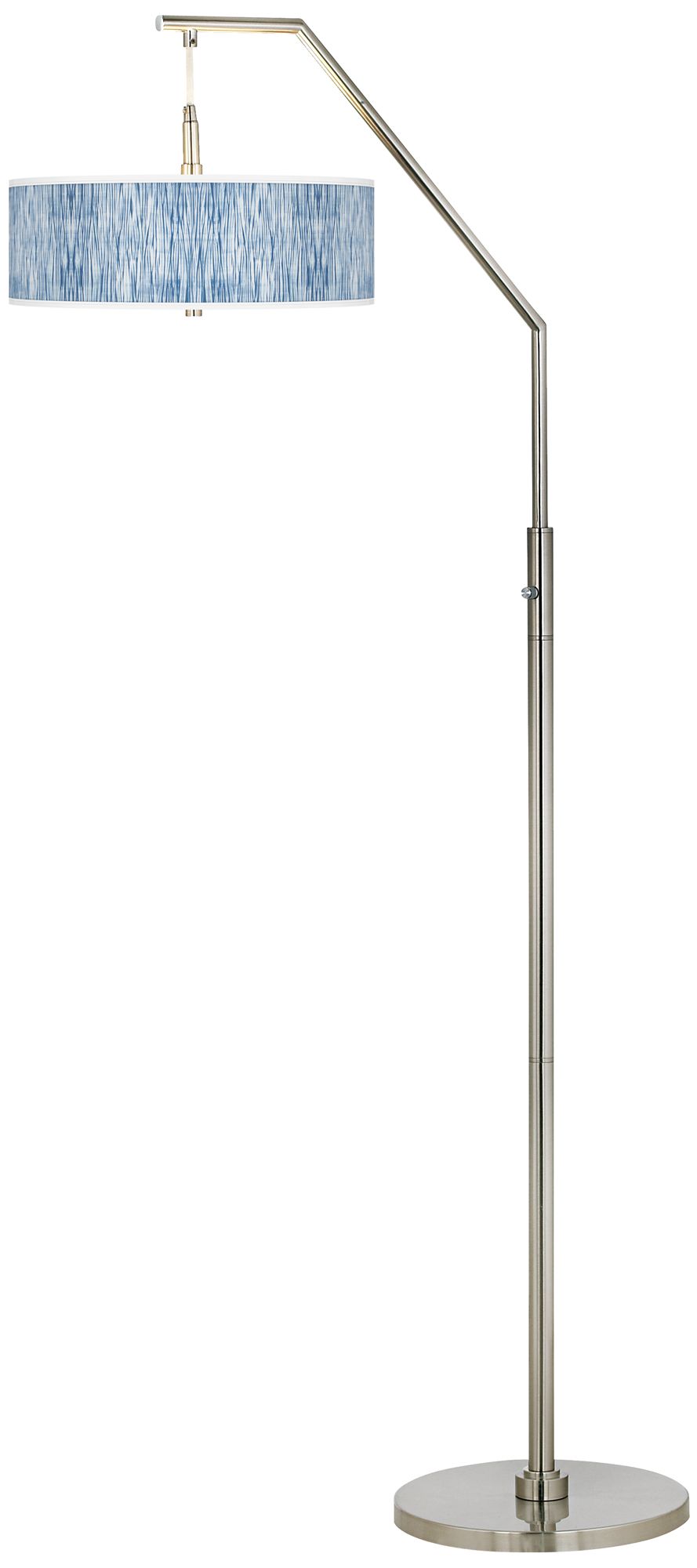 giclee shade arc floor lamp