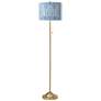 Beachcomb Giclee Warm Gold Stick Floor Lamp