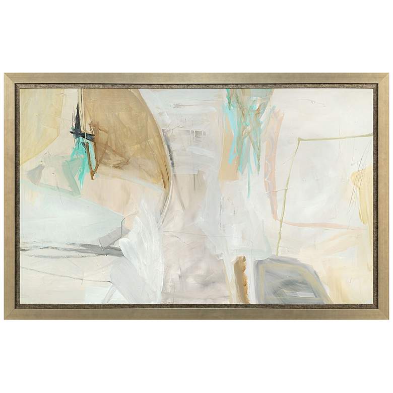 Image 2 Beachcomber 52"W x 32"H Contemporary Framed Art more views