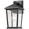 Beacon 11 1/2" High Black Geometric Outdoor Wall Light