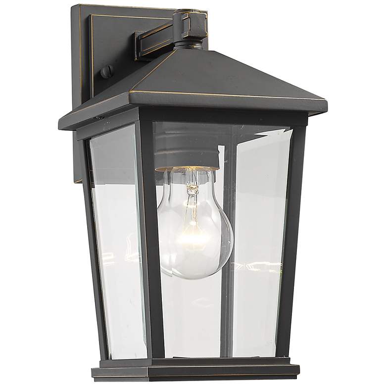 Image 1 Beacon 11 1/2" High Oil-Rubbed Bronze Outdoor Wall Light