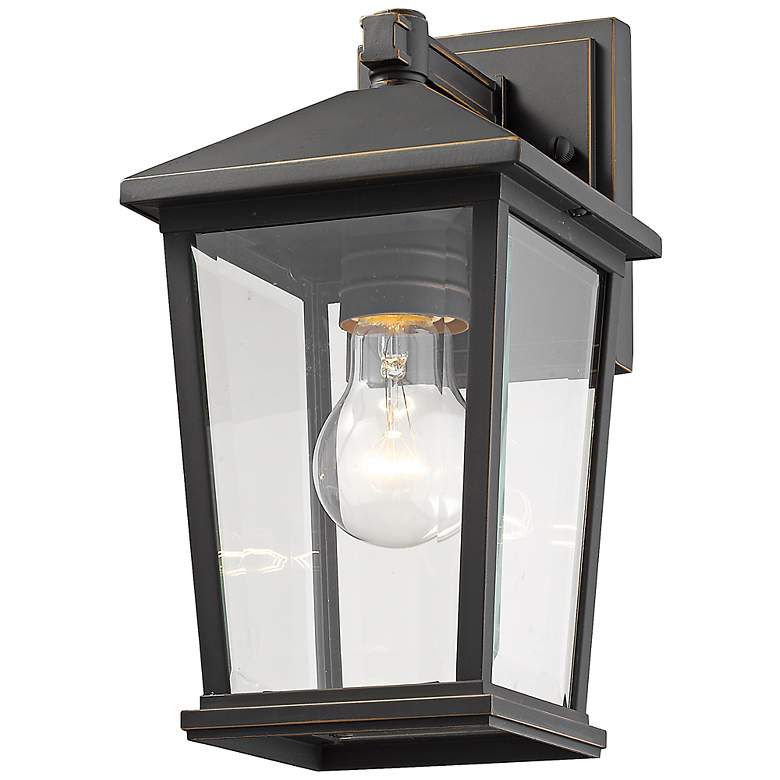 Image 3 Beacon 11 1/2" High Oil-Rubbed Bronze Outdoor Wall Light more views