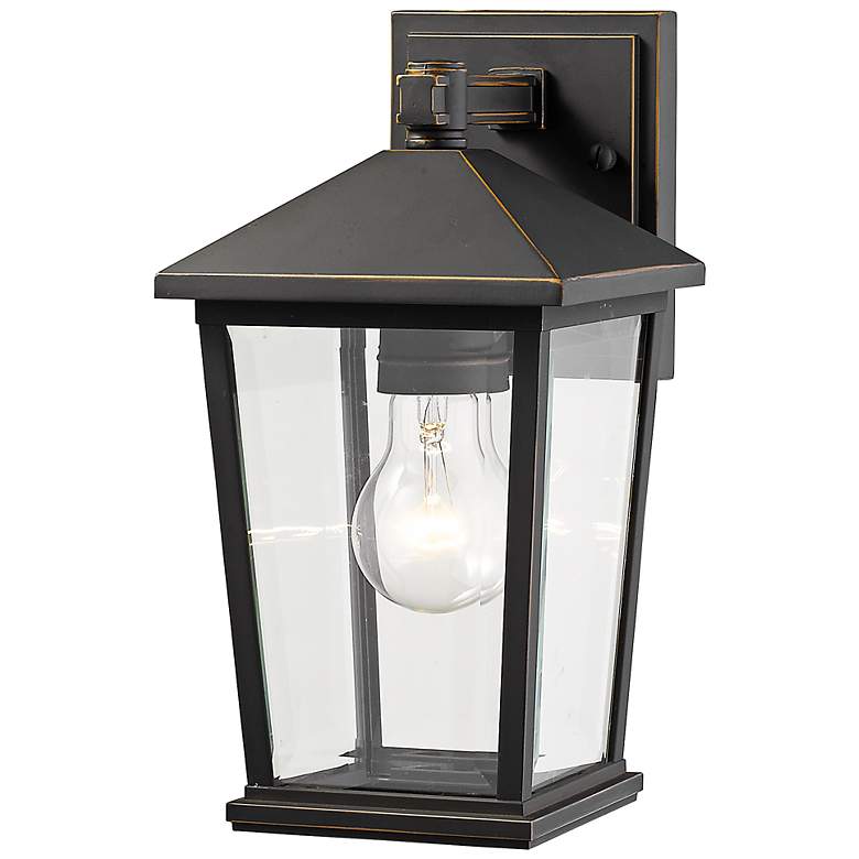 Image 4 Beacon 11 1/2" High Oil-Rubbed Bronze Outdoor Wall Light more views