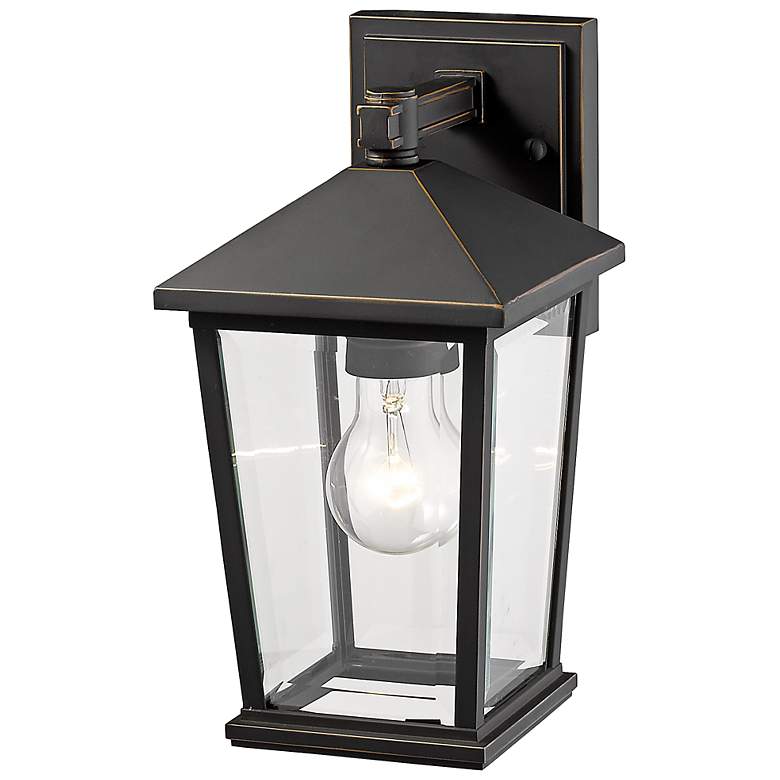 Image 5 Beacon 11 1/2" High Oil-Rubbed Bronze Outdoor Wall Light more views