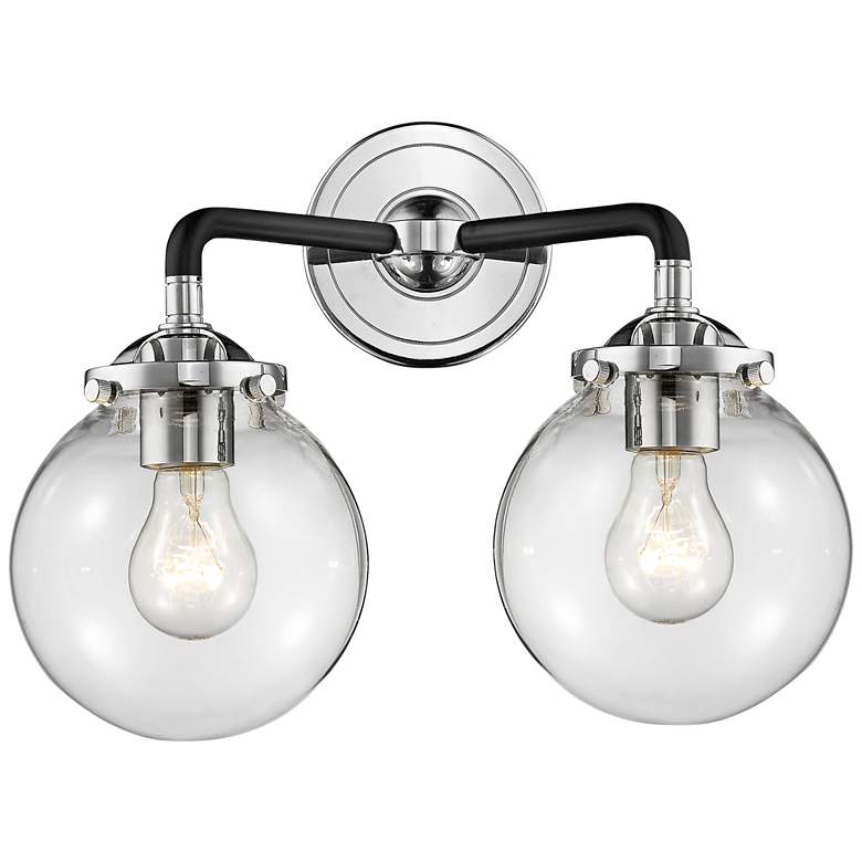 Image 5 Beacon 11" High Glass Globe Wall Sconce more views