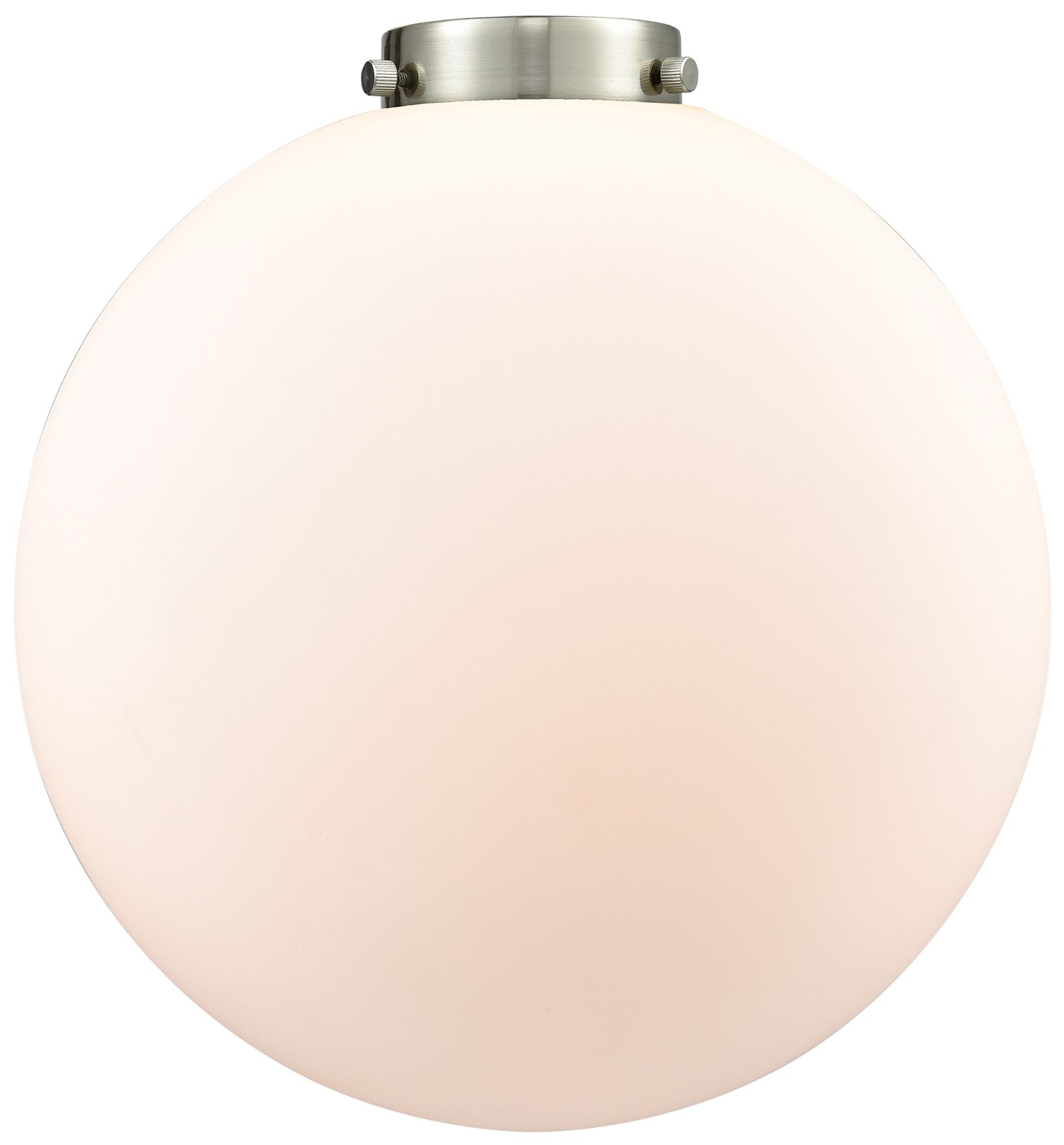 Image 7 Beacon 12" Brushed Brass Mini Pendant w/ Matte White Shade more views
