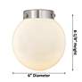 6_Beacon 12" High Satin Gold Wall Sconce with Clear Glass more views