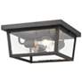 1_Beacon 12"W Oil-Rubbed Bronze 3-Light Outdoor Ceiling Light
