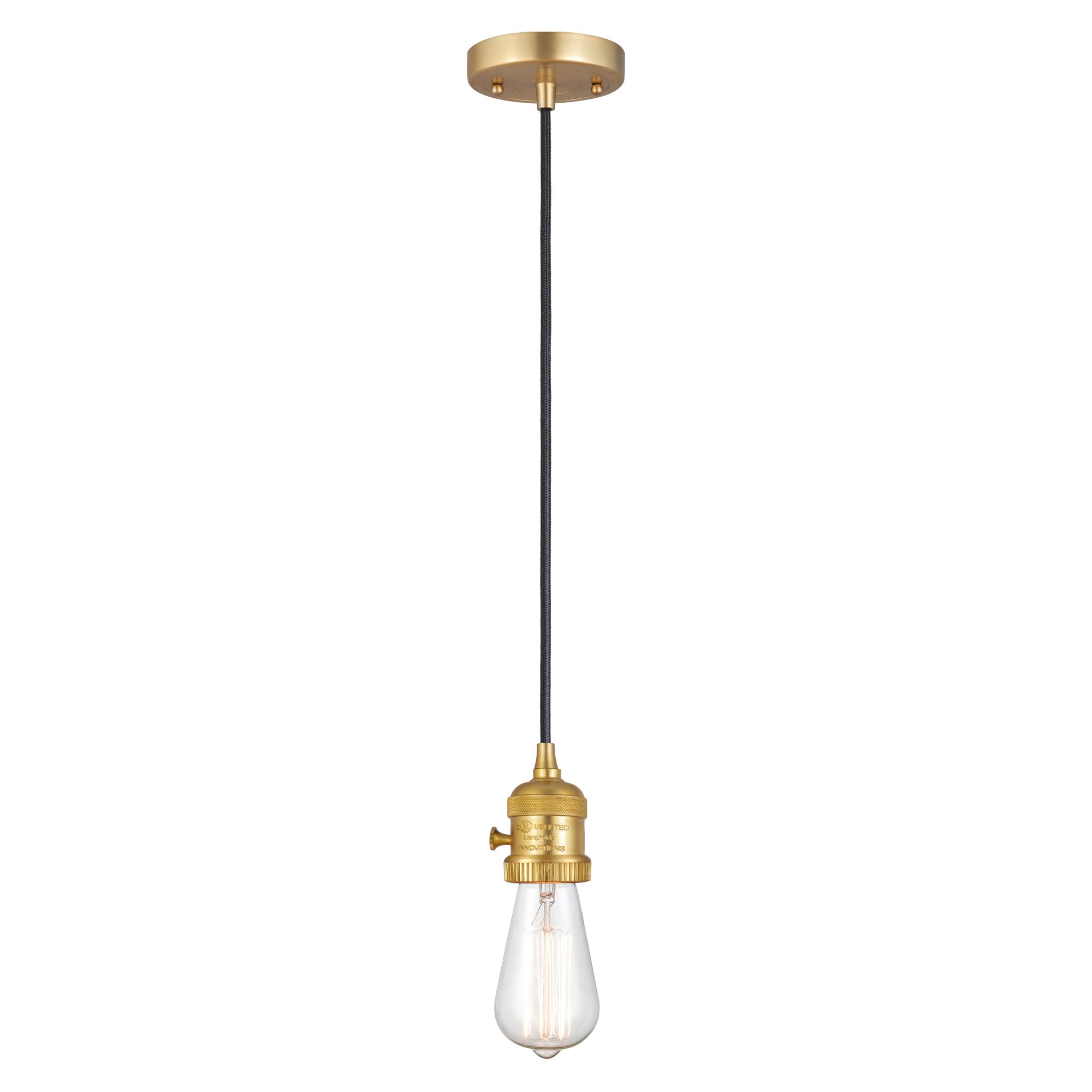 Image 2 Beacon 12" Wide Satin Gold Mini Pendant with Clear Globe Glass Shade more views