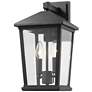 1_Beacon 15" High Black 2-Light Outdoor Wall Light