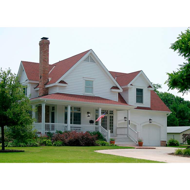 Image 2 Beacon 15" High Black 2-Light Outdoor Wall Light more views